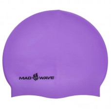 Шапочка для плавання силіконова для дорослих MadWave Neon фіолетовий, код: M053502_V