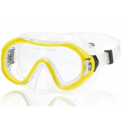 Маска для дайвінгу дитячі Aqua Speed Junior 223-18, жовтий-прозорий, код: 5908217630964