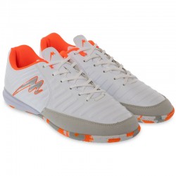 Взуття для футзалу чоловіча Merooj розмір 41 (26,5см), білий-помаранчевий, код: 220332-5_41WOR