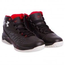 Кросівки для баскетболу Under Armour розмір 45 (28,5см), чорний-червоний, код: F1708-2_45BKR