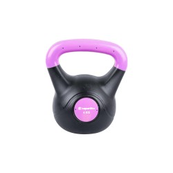 Гиря Insportline Kettlebell Dark 4 кг, чорно-фіолетовий, код: 10733-IN