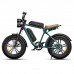 Електровелосипед фетбайк Engwe M20 Dual Batteries (1000 Вт, 26 А/год, 48 В), колеса 20", зелений, код: En-M20-DUAL-green