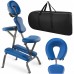 Стілець для масажу 4Fizjo регульований, складний, синій, код: P-5905973402781