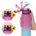 Пляшка для води спортивна 4Fizjo 1000 мл Pink/Sky Blue, код: P-5905973400770