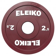 Диск олімпійський обгумований Eleiko IWF RC 2,5 кг, бордовий, код: 124-0025R-IA