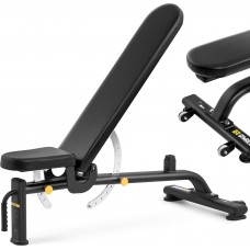 Тренажерна лава Gymrex, регульована, складна, 9 рівнів, до 135 кг, код: M-9226456-IN Тренажерна лава Gymrex, регульована, складна, 9 рівнів, до 135 кг, код: M-9226456-IN