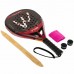 Набір для падел-тенісу Camewin Master 1 ракетка у чохлі, червоний-чорний, код: BT-6529_R Набір для падел-тенісу Camewin Master 1 ракетка у чохлі, червоний-чорний, код: BT-6529_R