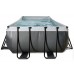 Басейн Exit із наземним куполом 400x200x122см "Чорна шкіра", код: 30.27.42.20 Н