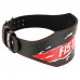 Пояс атлетичний шкіряний Fistrage XL, ширина-15см, чорний-червоний, код: VL-4336_XL