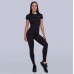 Футболка жіноча спортивна GymBeam Clothing TRN Black XL, чорний, код: 219215-GB