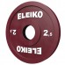 Диск олімпійський обгумований Eleiko IWF RC 2,5 кг, бордовий, код: 124-0025R-IA