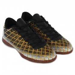 Взуття для футзалу підліткове Zushunda розмір 37, чорний-золотий, код: OB-333B-1_37BK