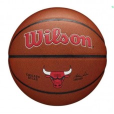 М"яч баскетбольний Wilson NBA Team Composite BSKT Chi Bulls, розмір 7, коричневий, код: 194979034170