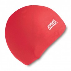 Шапочка для плавання дитяча Zoggs Silicone червона, код: 2023111402219
