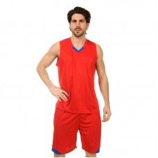 Форма баскетбольна чоловіча PlayGame Lingo 4XL (ріст 180-185), червоний-синій, код: LD-8002_4XLRBL