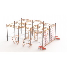 Спортивний комплекс Brustyle "Воркаут" 6940х6160х3070 мм, код: W658.1 Спортивний комплекс Brustyle "Воркаут" 6940х6160х3070 мм, код: W658.1