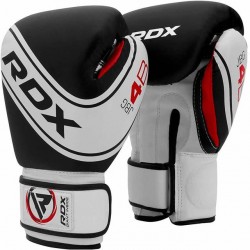 Боксерські рукавиці RDX 4B Robo Kids White/Black 6 унцій, код: JBG-4B-6oz