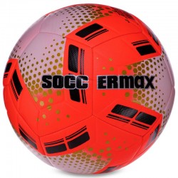 М"яч футбольний Habryd Soccermax Fifa №5, червоний-білий, код: FB-3119_R-S52