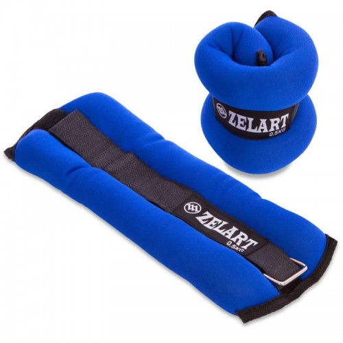 Обважнювачі-манжети для рук і ніг Zelart 2x0,5кг, синій, код: FI-1966-1-S52