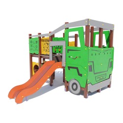 Ігровий комплекс Miros "Машинка" 4200х3570х2390 мм, код: DIO416HDPE