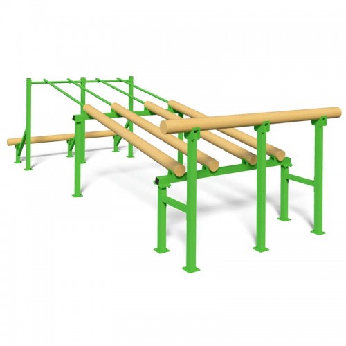 Спуск перилами InterAtletika 8540х3800х2520 мм, код: KF907.16-SM Спуск перилами InterAtletika 8540х3800х2520 мм, код: KF907.16-SM