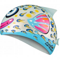 Шапка для плавання дитяча Aqua SpeedZoo Fish сірий, код: 5908217686916