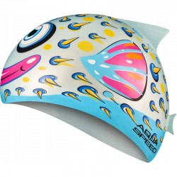 Шапка для плавання дитяча Aqua SpeedZoo Fish сірий, код: 5908217686916