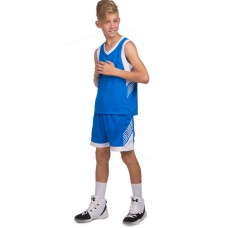 Форма баскетбольна дитяча PlayGame Lingo 2XS (ріст 140), синій-білий, код: LD-8017T_2XSBLW-S52