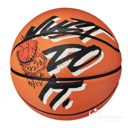 М'яч баскетбольний Nike Everyday Playground 8P GRA, розмір 5, помаранчевий, код: 887791401274