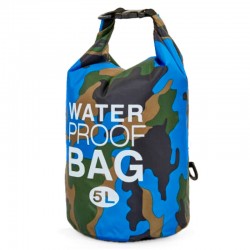 Водонепроникний гермомішок SP-Sport Waterproof Bag 5л камуфляж синій, код: TY-6878-5_KBL