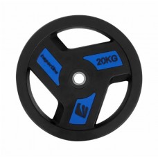 Олімпійська диск (млинець) прогумований inSPORTline Herk OL 50 мм, 20 кг, код: 9197-IN