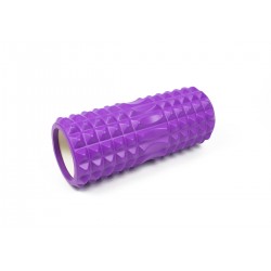 Масажний ролик EasyFit Grid Roller 33 см v.1.2 фіолетовий, код: EF-2022-V