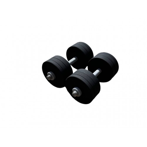 Гантелі металеві розбірні HardSport 2х26 кг, чорний, код: HS50290 Гантелі металеві розбірні HardSport 2х26 кг, чорний, код: HS50290