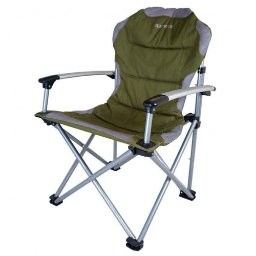 Крісло складане Ranger Rmountain 63х67х105 см, оливковий-сірий, код: RA2213