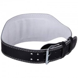 Пояс атлетичний шкіряний Zelart ширина 15см XXL чорний, код: SB-165053_XXL-S52