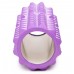 Масажний ролик (валік) Cornix EVA 330x140 мм, фіолетовий, код: XR-0328
