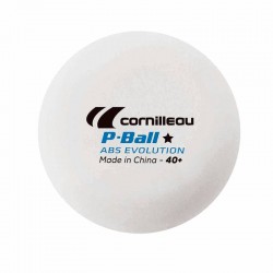 М"ячі для настільного тенісу Cornilleau ABS Evolution 1*, 6 шт, білий, код: 3222763400508-IN