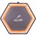 Фитнес батут шестиугольный FitGo  101см черный-оранжевый, код: TX-B6919-50-S52