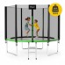 Батут із зовнішньою сіткою 4Fizjo Classic 10FT 312 см Black/Green, код: P-5907739314130