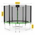 Батут із зовнішньою сіткою 4Fizjo Classic 10FT 312 см Black/Green, код: P-5907739314130