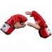 Рукавички для єдиноборств MMA FitBox World Sport M, червоний, код: М1409MR-WS Рукавички для єдиноборств MMA FitBox World Sport M, червоний, код: М1409MR-WS