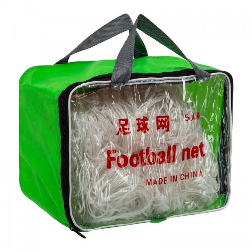 Сітка на ворота футбольні тренувальна безвузлова PlayGame, 7500x2500х1480 мм, 2шт, білий, код: C-8595 Сітка на ворота футбольні тренувальна безвузлова PlayGame, 7500x2500х1480 мм, 2шт, білий, код: C-8595