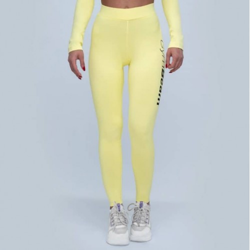 Легінси жіночі GymBeam Clothing Advanced Lemon M, лимонний, код: 218523-GB