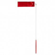 Стрічка гімнастична 4м, червоний, код: TA7134-4-F-WS