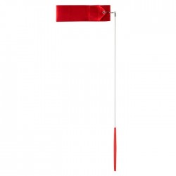 Стрічка гімнастична 4м, червоний, код: TA7134-4-F-WS