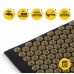 Килимок акупунктурний з подушкою 4Fizjo Eco Mat XL Аплікатор Кузнєцова чорний-золотий, код: P-5907739313591