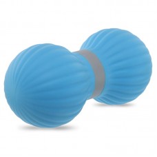 М"яч кинезиологический подвійний FitGo Duoball 14х65 мм, блакитний, код: FI-9673_N