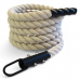 Канат для лазіння Orlins 15 м, діаметр 40 мм бавовняний з кронштейном білий, код: RO-8