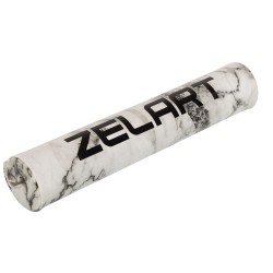 Накладка на гриф штанги пом"якшувальна Zelart білий-сірий-чорний, код: TA-7699-2