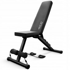 Лава для тренувань 4Fizjo універсальна, регульована, чорний, код: P-5905973405126 Лава для тренувань 4Fizjo універсальна, регульована, чорний, код: P-5905973405126